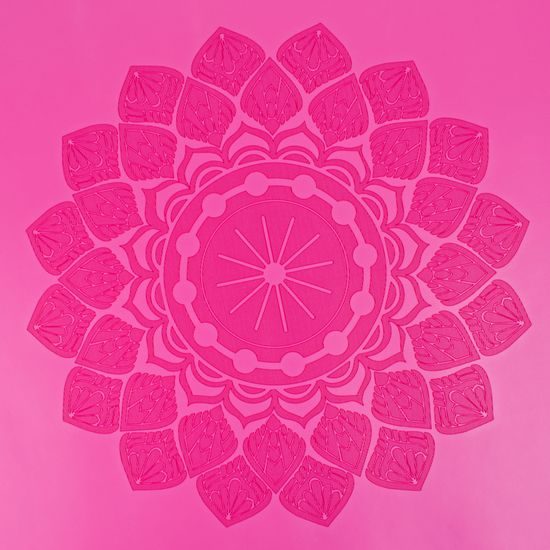 Gumová jóga podložka Sportago Indira 183x66 cm - růžová