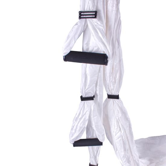 Závěs na jógu Sportago Fly Yoga -biela