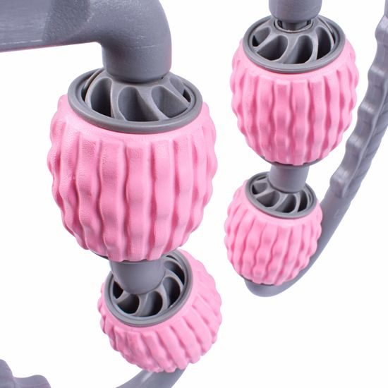 Ručné masážne valčeky Sportago - ružová