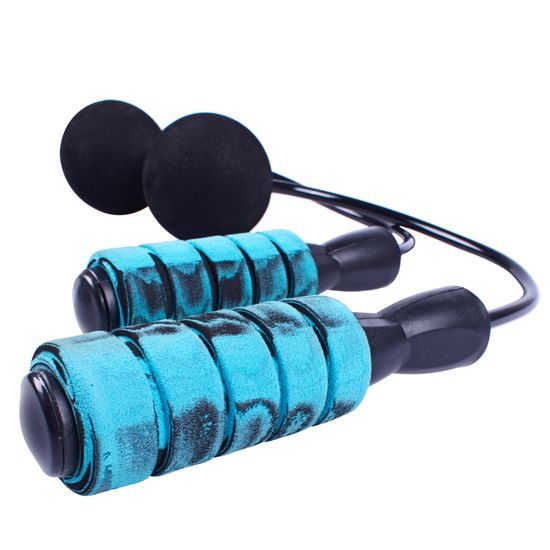 Bezšňůrové švihadlo Sportago - modrá