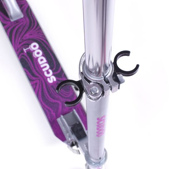 Koloběžka Scudoo Teeno Pro se svítícími kolečky - fialová