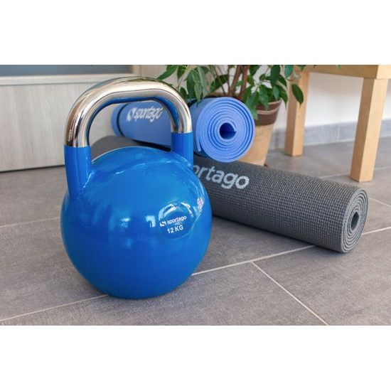 Sportago Competition Kettlebell 12 kg, modrý