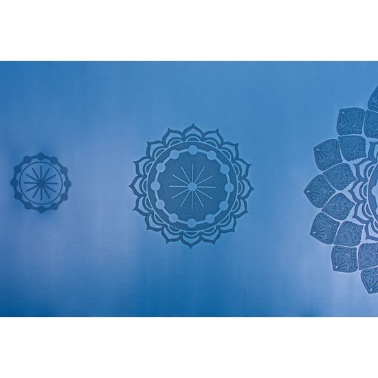 Gumová jóga podložka Sportago Indira 183x66 cm - tmavě modrá