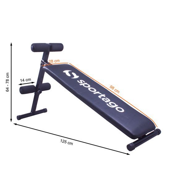 Posilňovacia lavica Sportago Nero