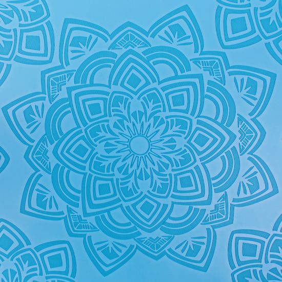 Gumová jóga podložka Sportago Šánti 183x66 cm - světle modrá