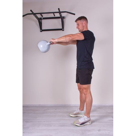 Sportago Competition Kettlebell 4 kg, šedý