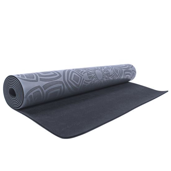 Gumová jóga podložka Sportago Šánti 183x66 cm - šedá