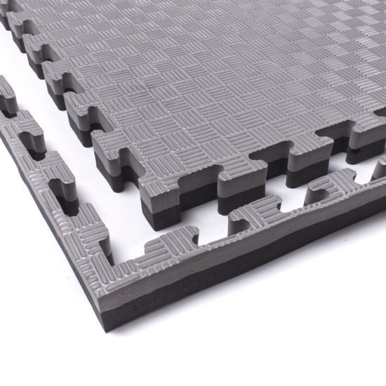 Sportago Tatami Taekwondo podložka 100x100cm čierna-sivá vzor 2