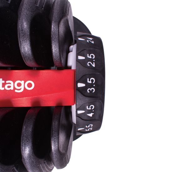 Sada 2ks nastaviteľných jednoručných činiek 2,5-24kg