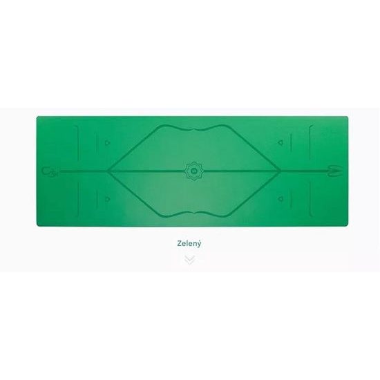 Gumová jogová podložka Sportago Amita 185x68x0,45 cm