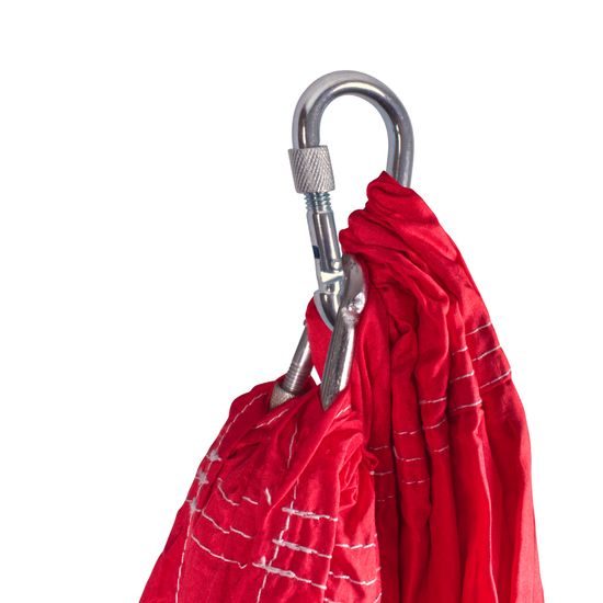 Závěs na jógu Sportago Fly Yoga, červený