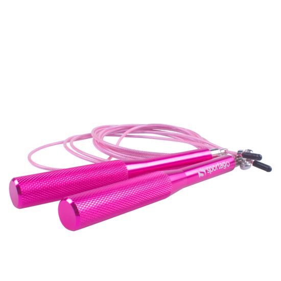 Švihadlo Sportago CrossFit Speed Pro Ružová