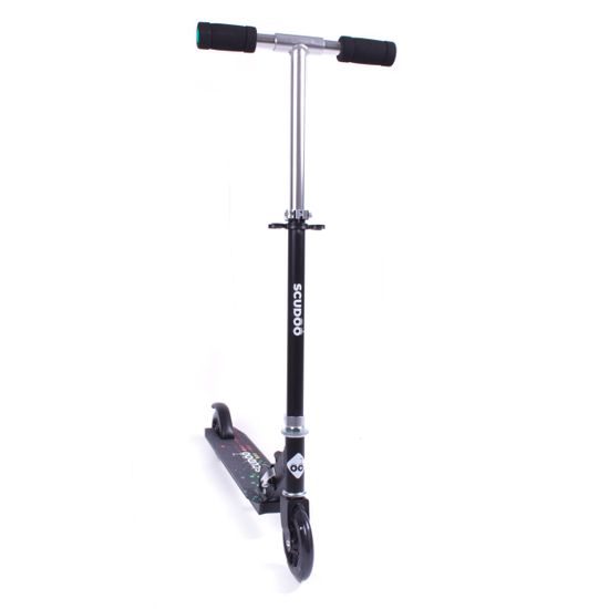 Koloběžka Scudoo Teeno Pro se svítícími kolečky - černá