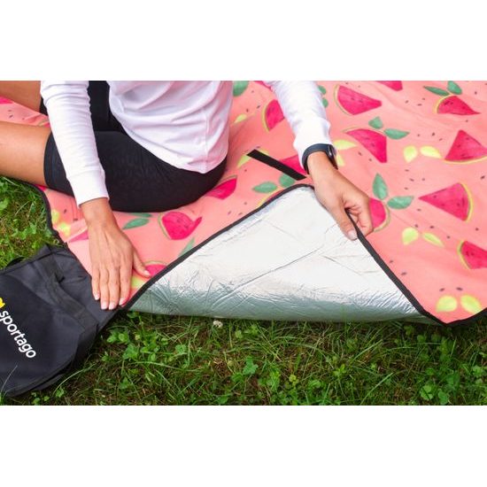 Sportago Watermelons pikniková deka 180x180 cm
