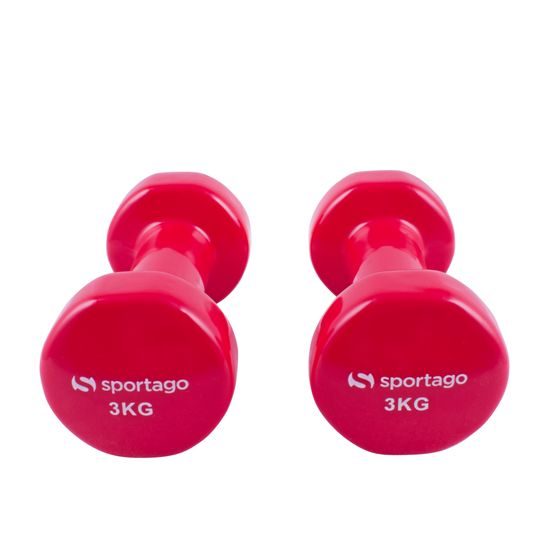 Vinylové činky Sportago Kirby, 2x3kg