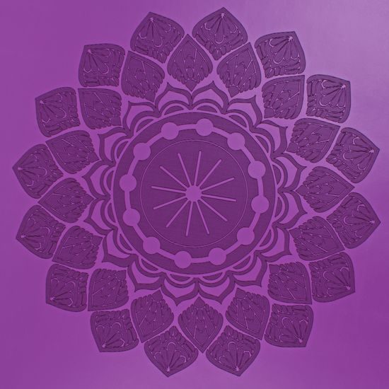 Gumová jóga podložka Sportago Indira 183x66 cm - fialová