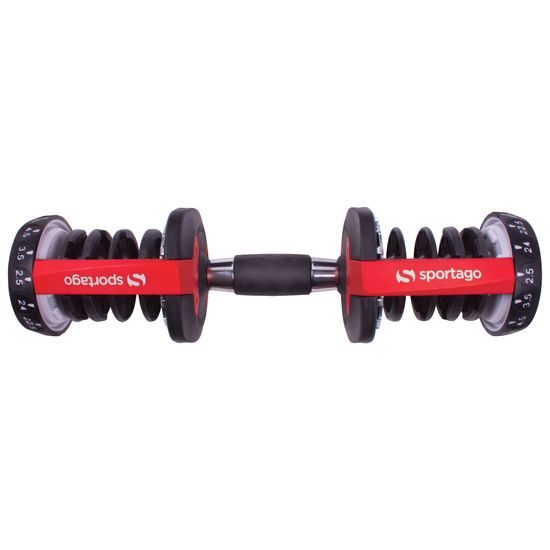 Sada 2ks nastaviteľných jednoručných činiek 2,5-24kg