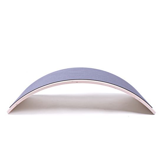 Sportago balanční dřevěná deska Courve, šedá