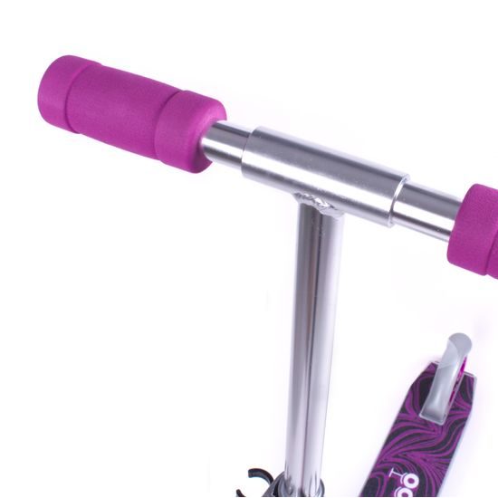 Koloběžka Scudoo Teeno Pro se svítícími kolečky - fialová