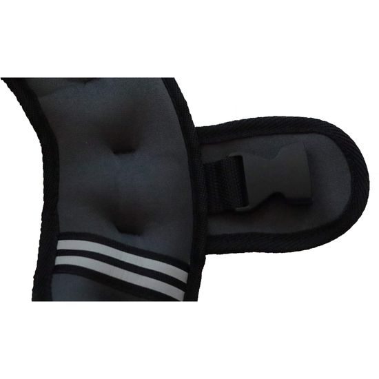 Detail zakončení zatížené části vesty Sportago Brisk - šedá barva