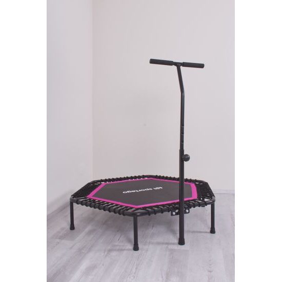 Sportago Whee jumping trampolína 122 cm, ružová