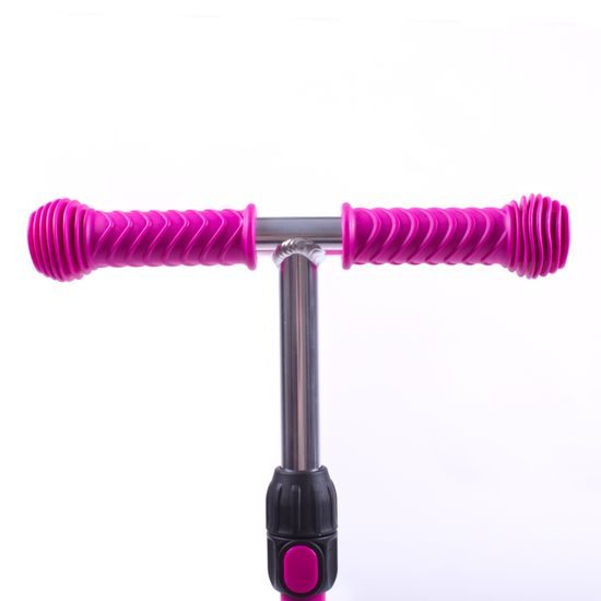 Trojkolka Scudoo Kido Pro so svietiacimi kolieskami - ružová