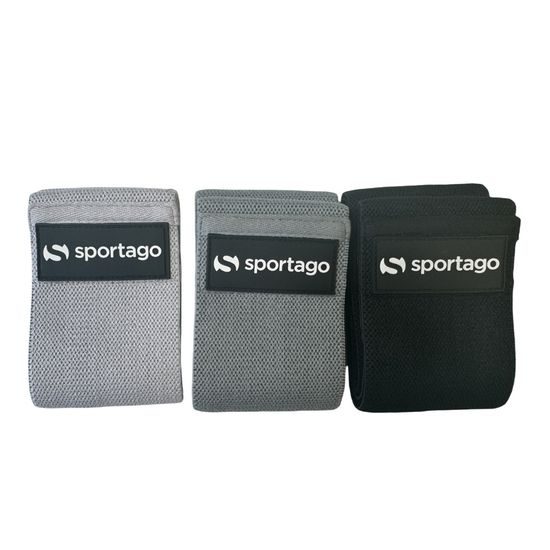 Sportago Hip Band set 3v1 textilných odporových gúm