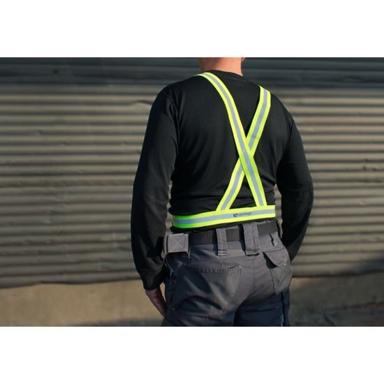 Reflexná vesta na beh/koleso Sportago