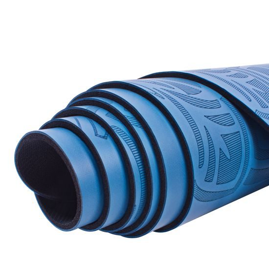 Gumová jóga podložka Sportago Šánti 183x66 cm - tmavě modrá