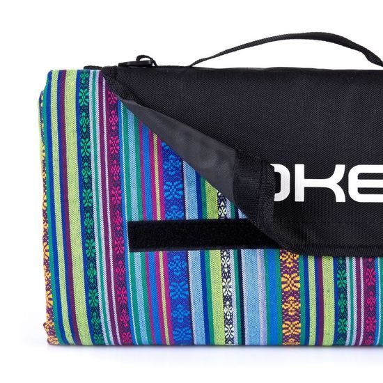 Spokey PICNIC FLORAL Pikniková deka 130x140cm