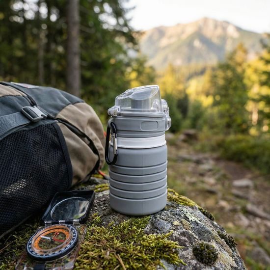 Skladacia silikónová fľaša Sportago Hartford