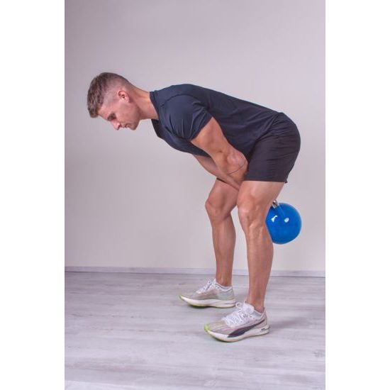 Sportago Competition Kettlebell 12 kg, modrý