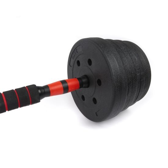 Sportago Multifunkčný nakladací set (2v1: jednoručky + obojručná činka)