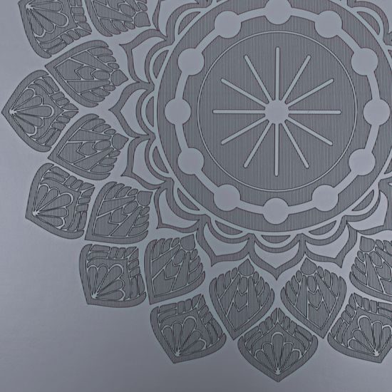 Gumová jóga podložka Sportago Indira 183x66 cm - šedá