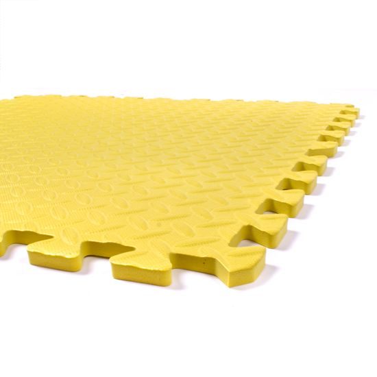 Puzzle podložka Sportago Easy-Lock 60x60x1,2 cm, 4 ks, žltá