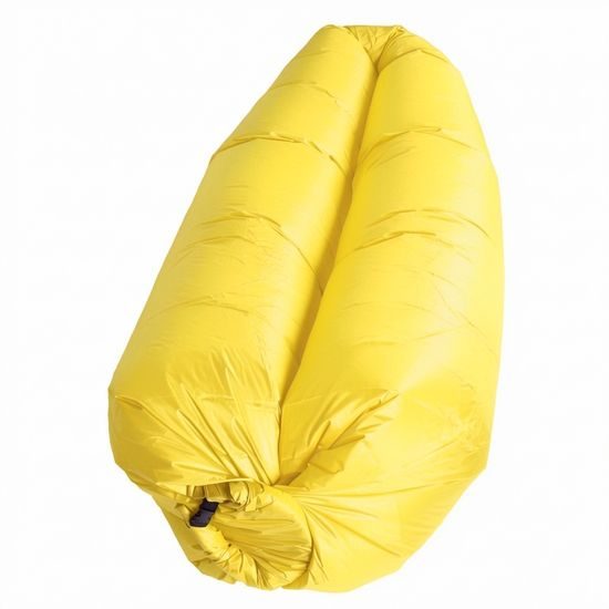 Nafukovací sedací vak Sportago AirRelax, žlutý