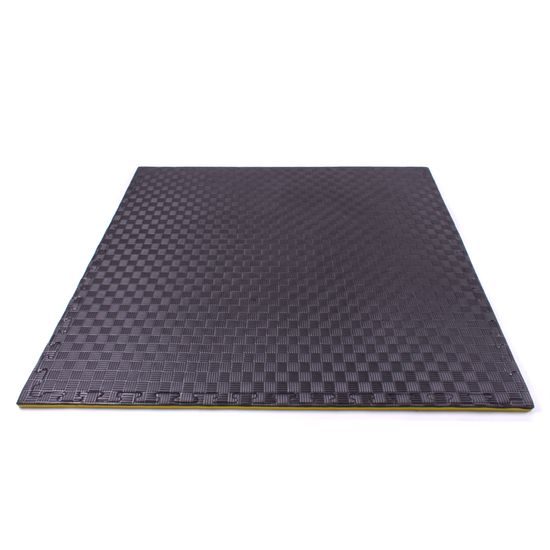 Sportago Tatami Taekwondo podložka 100x100cm čierno-žltá
