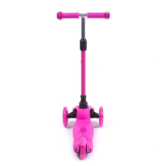 Trojkolka Scudoo Kido Pro so svietiacimi kolieskami - ružová