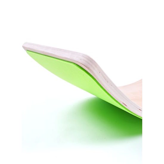 Sportago balančná drevená doska Courve, zelená