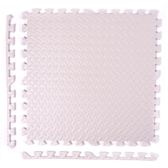 Puzzle podložka Sportago Easy-Lock 60x60x1,2 cm, 4 ks, biela