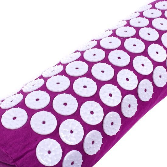 Sportago Eterna akupresurní podložka s polštářkem - fialová