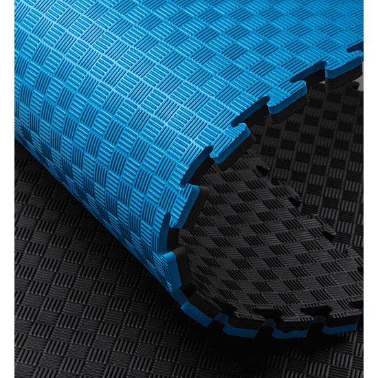 Sportago Tatami Taekwondo podložka 100x100cm černá-modrá