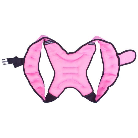 Zátěžová vesta na běh Sportago Brisk 5 kg, růžová