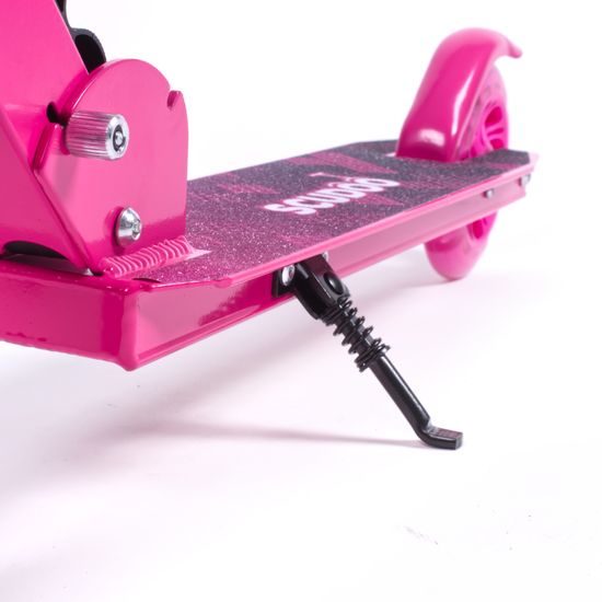 Koloběžka Scudoo Teeno Pro se svítícími kolečky - růžová