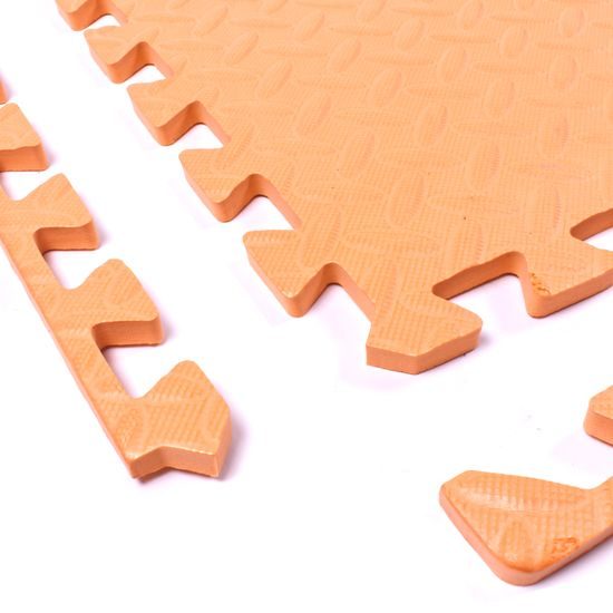 Puzzle podložka Sportago Easy-Lock 60x60x1,2 cm, 4 ks, oranžová