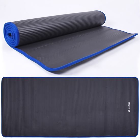 Podložka na cvičenie Sportago Tender 180x80x1 cm, čierná