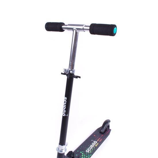 Koloběžka Scudoo Teeno Pro se svítícími kolečky - černá