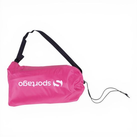 Nafukovací sedací vak Sportago AirRelax, růžový