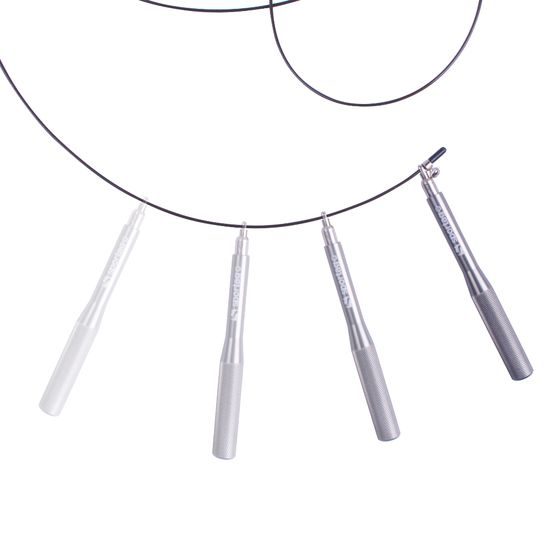 Švihadlo Sportago CrossFit Speed Pro Šedá