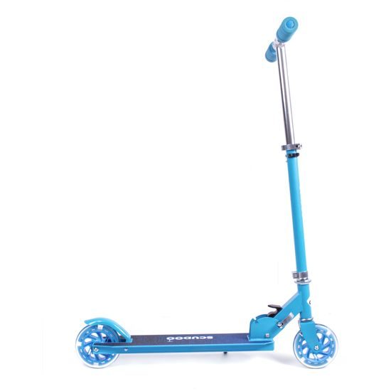 Koloběžka Scudoo Teeno Pro se svítícími kolečky - modrá